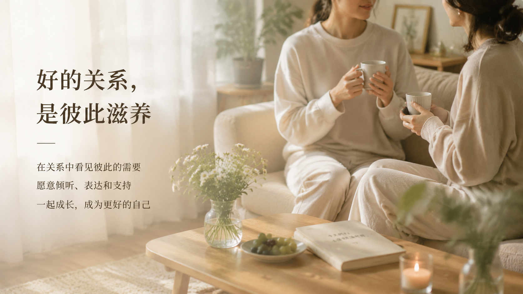 好的关系，是彼此靠近，也彼此体谅